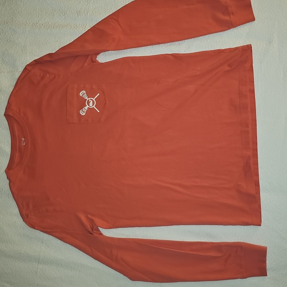Vineyard Vines lacrosse coral color long sleeve t-shirt size XS